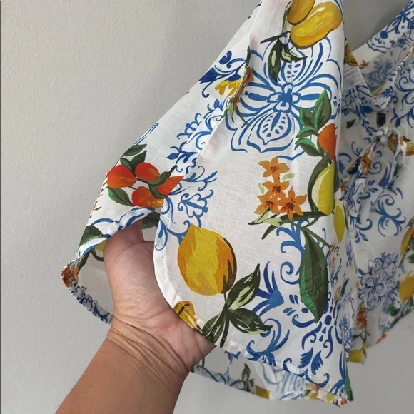 Johnny Was Citrus Sleep Short Set (100% Cotton!!)